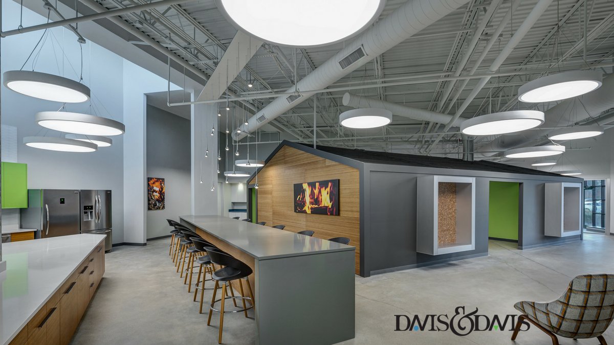 DDavisIntDesign's tweet photo. Today we feature a sneak peek at the new @GSSEM headquarters in #Detroit, designed by #DavisandDavis, featuring an indoor stand-alone cabin in the main lobby &amp; a focus on colors of the #GirlScouts brand. CC @girlscouts 
 
Learn more about Davis &amp; Davis at https://t.co/80wCu3yn8Q https://t.co/ZF6gqL6CJG
