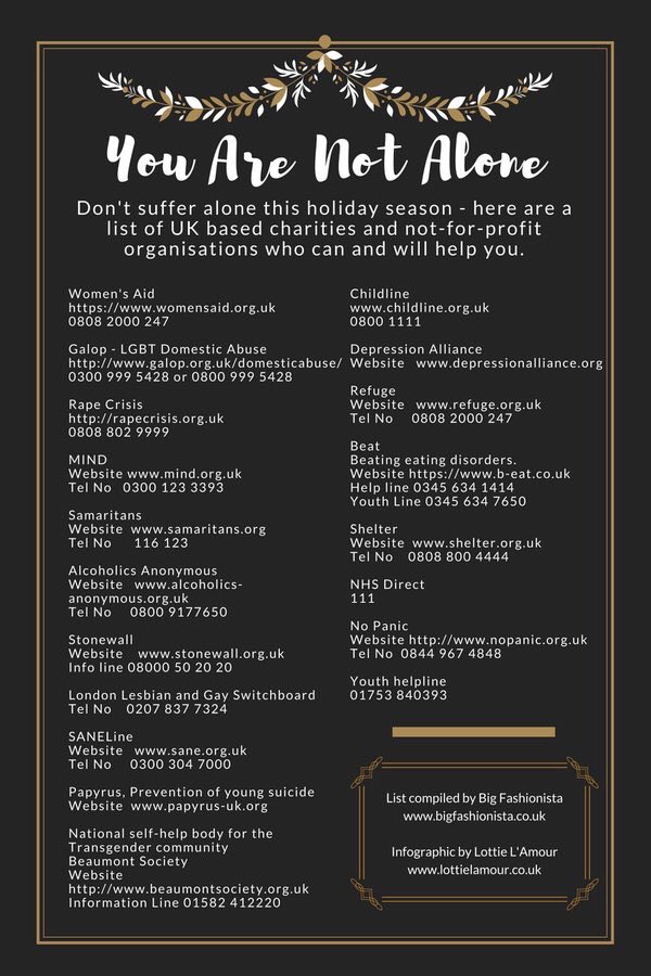 You are not alone this Xmas.