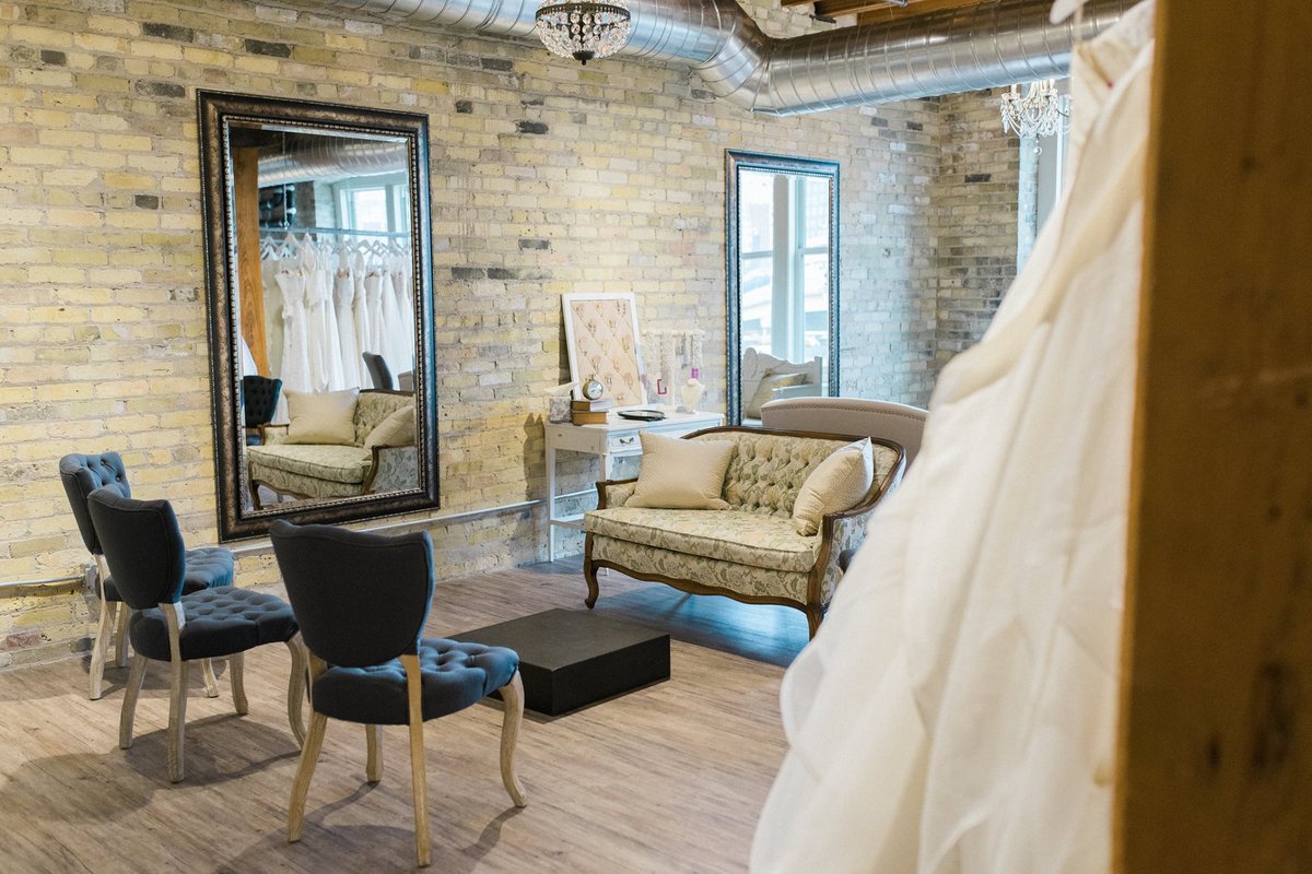 Your experience won't stop when you say "YES!" to being a Miss Ruby Bride. Your personal stylist will help you through the entire process! #wibride #marriedinmilwaukee #sayyestothedress #bridalgown #weddingdress