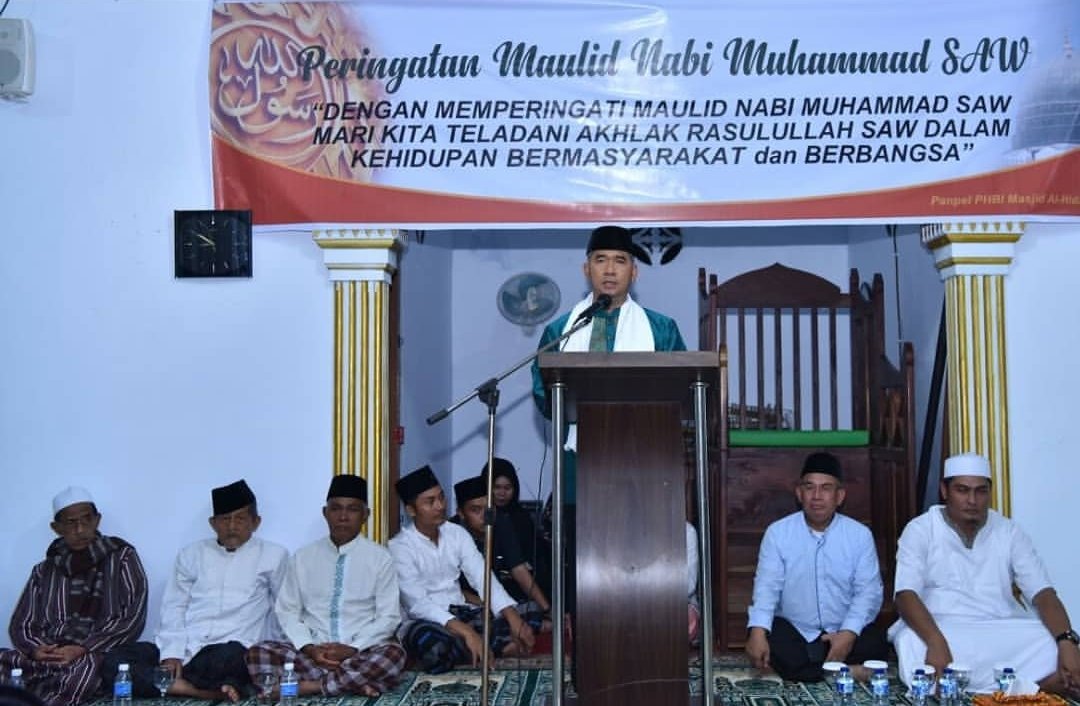 pemkotjambi's tweet photo. Walikota Jambi @SY_fasha Menghadiri Peringatan Maulid Nabi Muhammad SAW, Bertempat Di Masjid Al Hidayah Paal Merah. 17/12 https://t.co/pCGqbr0iJG