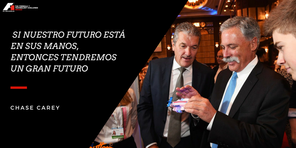 F1inSchoolsMx's tweet photo. #AsíEsF1s Quédate con quien confíe en ti como Chase Carey, CEO de @F1 , en @F1inSchoolsHQ https://t.co/Y50HUkK9lf