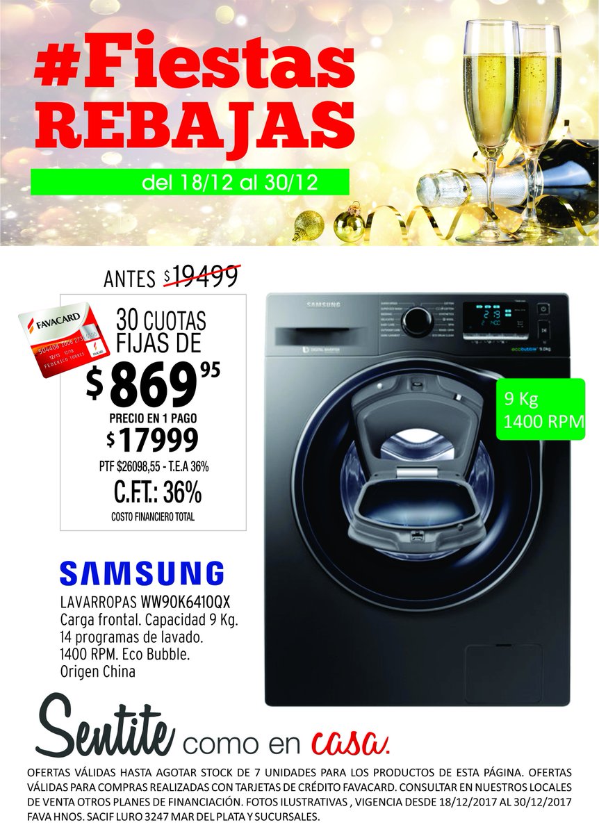 Favacard's tweet photo. Mirá todas las promociones que #Fava tiene para estas fiestas‼✔ #FiestasRebajas https://t.co/2qc2O9S1iB