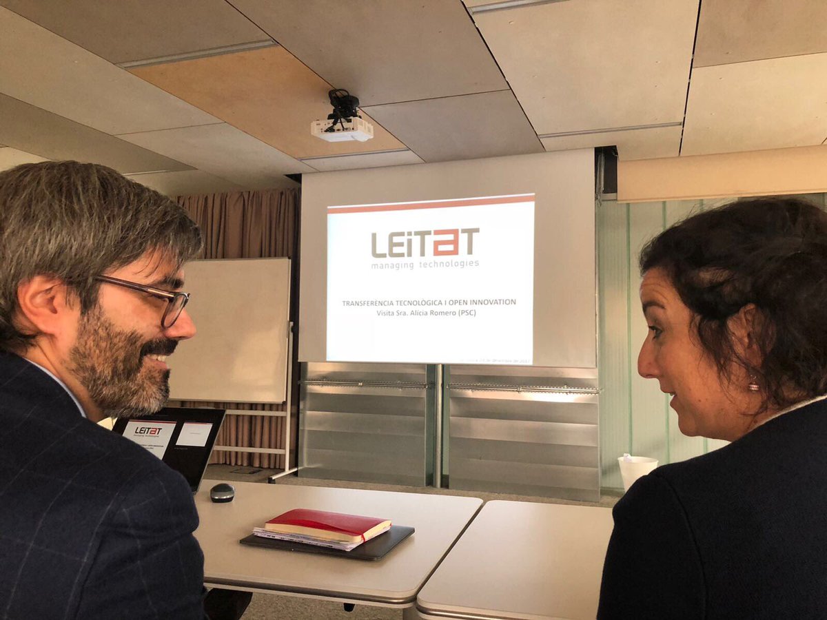 Aquest matí he visitat les instal.lacions de <a href="/Leitat/">Leitat</a> a BCN. Moltes felicitats x la feina q féu generant #impacte econòmic del #coneixement, és a dir, #innovació. El proper #govern haurà de ser ambiciós x superar les actuals xifres. #IcetaPresident