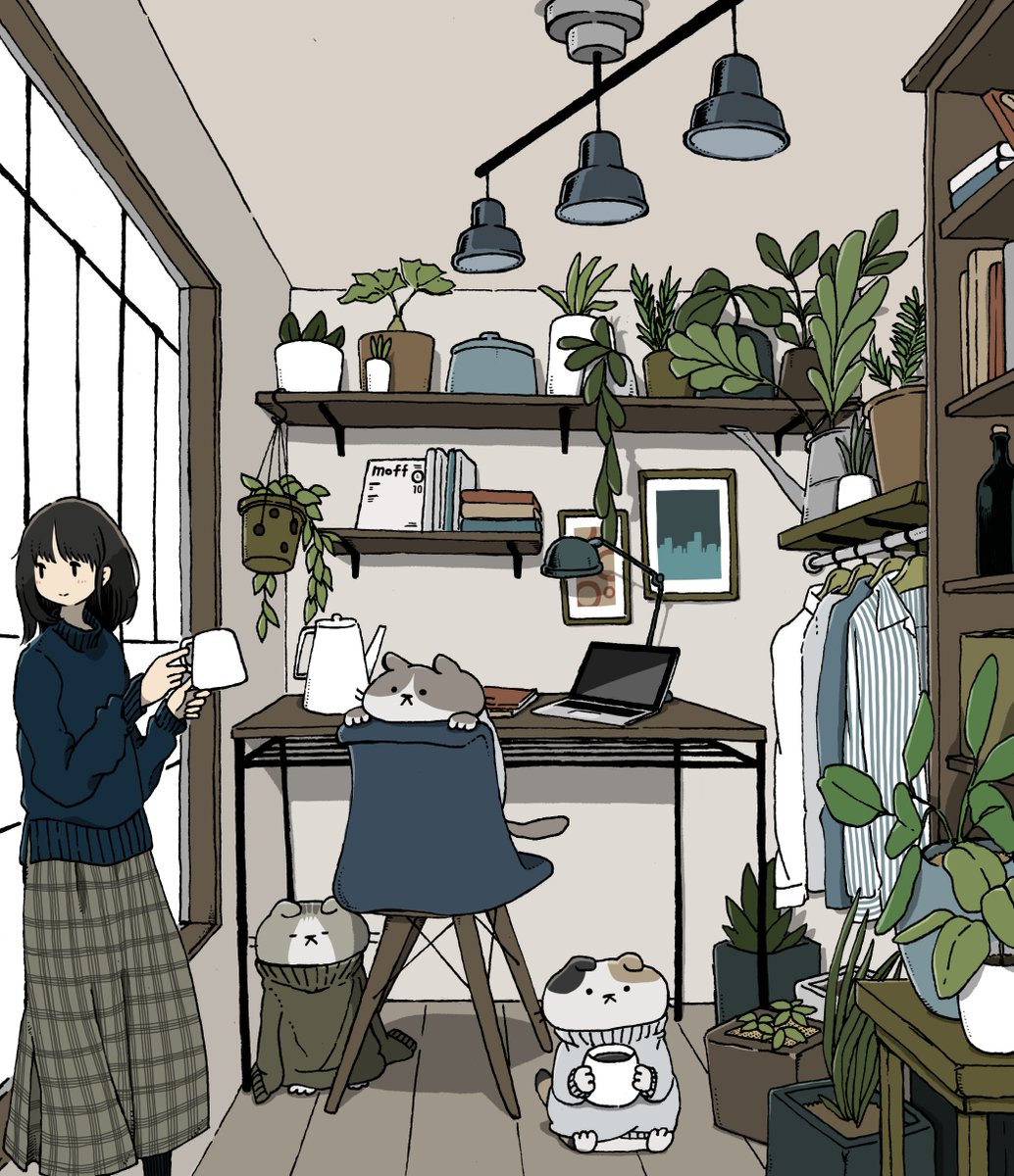 「#2017年自分が選ぶ今年の4枚 」|影田ユウ/moffmachiのイラスト