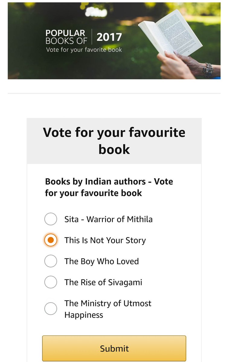 Savi Sharma On Twitter Go Vote For Your Favorite Book On Amazon Popular Books 2017 Click Here To Vote Https T Co Rlzki4cnqh