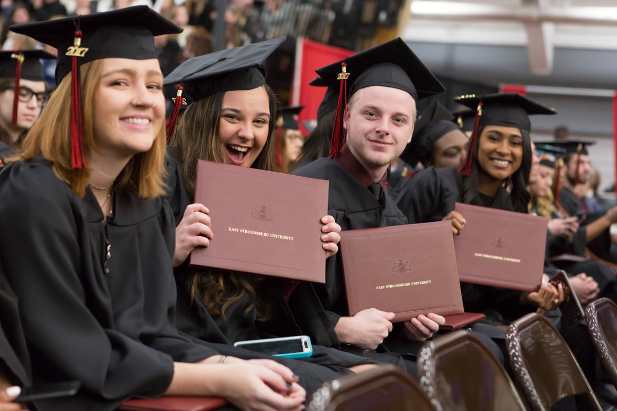 ESUniversity's tweet photo. Congratulations again to all the Warriors who graduated over the weekend. Here are some photos from Saturday's commencement.  #ESUGrad https://t.co/ERzCbwzR5g https://t.co/itm35W0Fz8