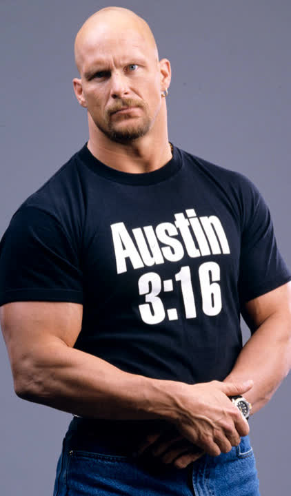 "Austin 3:16" would become one of professional wrestling's most popular catchphrases ever, and his shirt with that very phrase would be the best selling in WWE history.