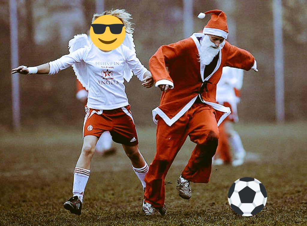 KickCity's tweet photo. Santa stays in shape through #indoorsoccer, let @KickCity &amp; our #soccerfam help you have fun reaching your fitness goals in the coming year ⚽️💪 #HealthyLiving #oregon https://t.co/X9AHyzEVzD
