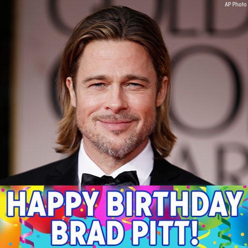 Happy Birthday to actor Brad Pitt! 