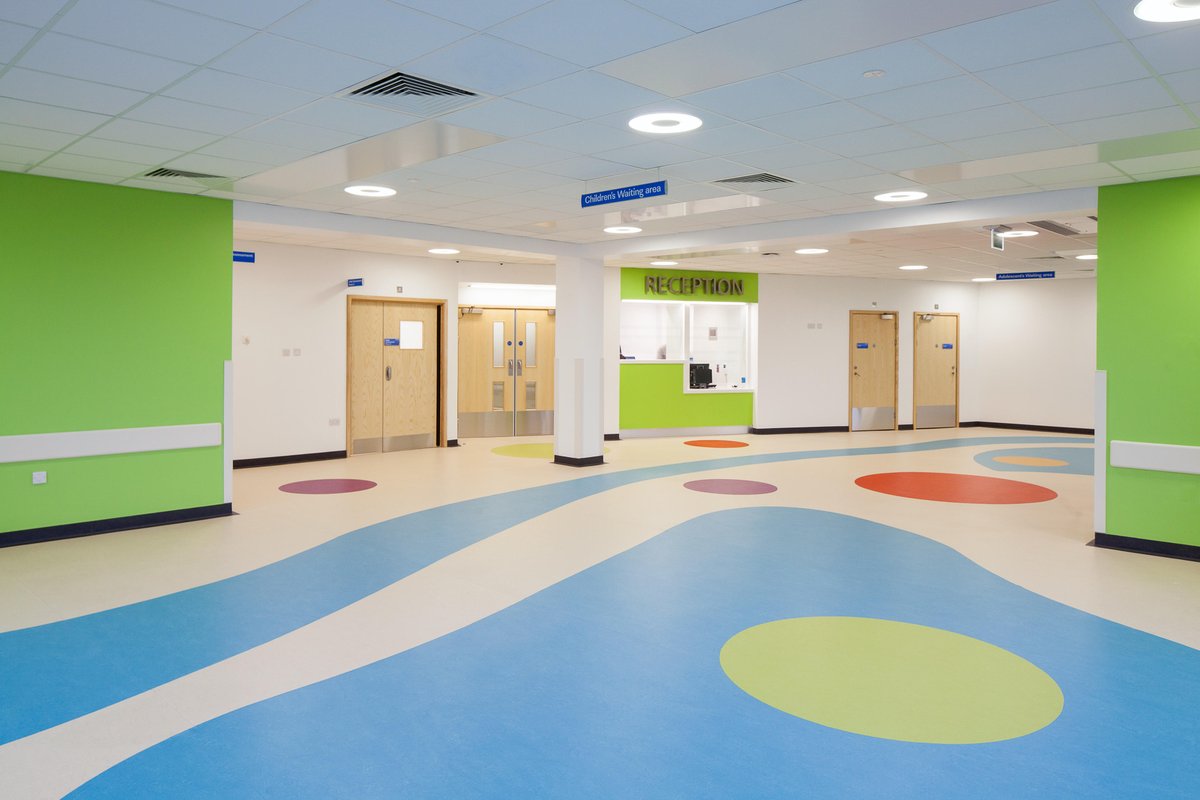 Forbo Flooring Pa Twitter Marmoleum Marbled Bright Colours Dominate In Sunderland Royal A E Hospital Hospitaldesign Brightcolours Circles Interiordesign Health Forboflooring Luxury Aesthetics Comfortable Authentic Natural Inspiration