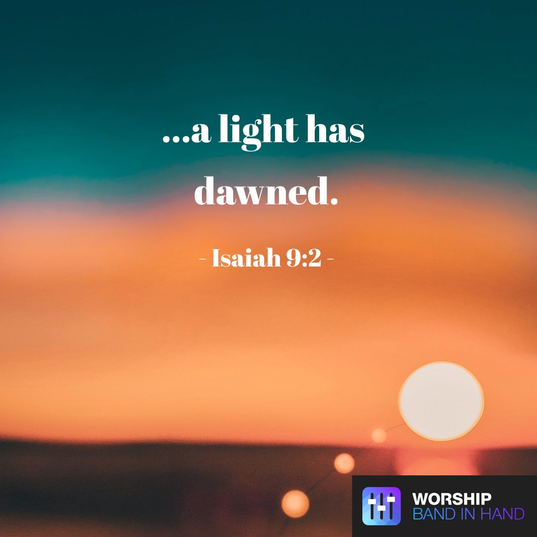 BandinHand's tweet photo. "The people walking in darkness
    have seen a great light;
on those living in the land of deep darkness
    a light has dawned."

- Isaiah 9:2

#verseoftheweek #advent https://t.co/HX1X1DjjnV