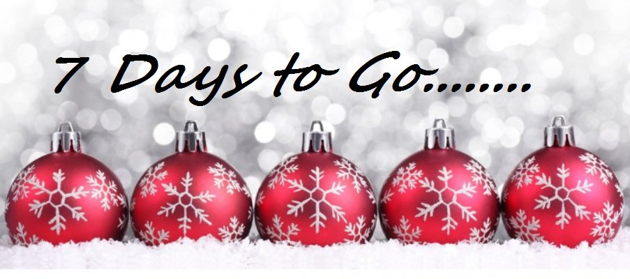 Only 1 week to go until #Christmas - let’s make this week count! #MondayMotivation