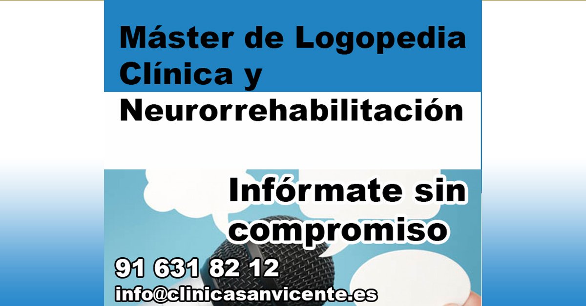 ClinicaSV's tweet photo. #MasterLogopedia #masterDCA #DCA #masterMadrid #Madrid https://t.co/Etq7nJOzrD https://t.co/rp45yHR9vO