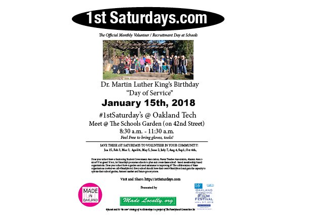 1stsaturdays's tweet photo. No 1st Saturdays in January. We are hosting a Dr. Martin Luther King Jr.  "Day of Service" on January 15th instead. 
https://t.co/UrCwDQwNGK
#1stSaturdays
@familyhood 
@hotepsadventure 
@madeinoakland 
@madeindc
@africanmade
@jamaicanmade
@madeinseattle
@madeinsf
@madenhouston https://t.co/QFYQkO71fX