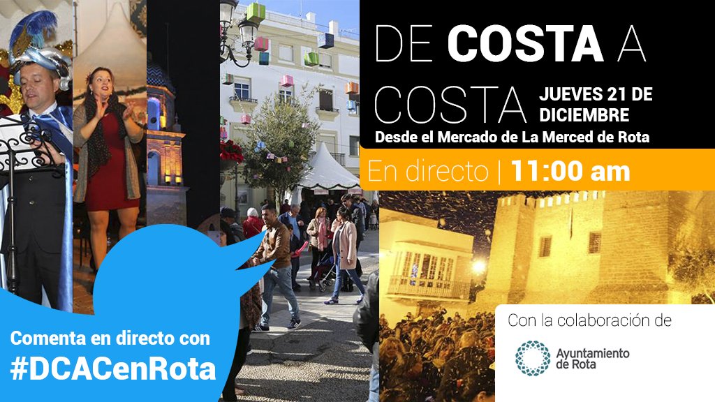 Seguimos de costa a costa en <a href="/dcac_lafm/">De Costa a Costa</a> viviendo la radio en la calle. Este jueves estaremos en el Mercado de La Merced de @RotaAyto viviendo la mañana con vosotros. A las 11 de la mañana en laFM y si quieres, pásate a saludarnos :)