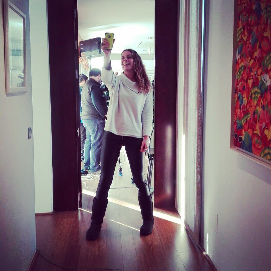 🗣 5 y acción!Jajajaja! A quien estamos grabando hoy?Jijijij😜 <a href="/BertinOsborne/">Bertín Osborne</a> <a href="/telecincoes/">Telecinco</a> <a href="/micasaeslatuya/">Mi casa es la tuya</a> #grabando #disfrutandoando