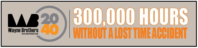 Wayne_Brothers's tweet photo. Congratulations! Wayne Brothers, Inc. has worked over 300,000 hours without a Lost Time Accident! #NoLostTime #ConstructionSafety
https://t.co/wyX5aH1Woe https://t.co/ltFd9JNvSw