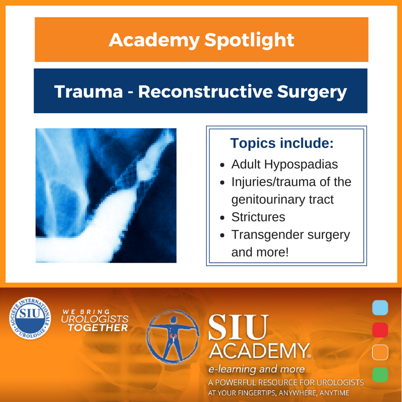 The Trauma and Reconstructive Surgery section of #SIUAcademy contains webcasts, ePosters, and abstracts presenting the latest research. Explore the sub-topics: bit.ly/2o5EG1s