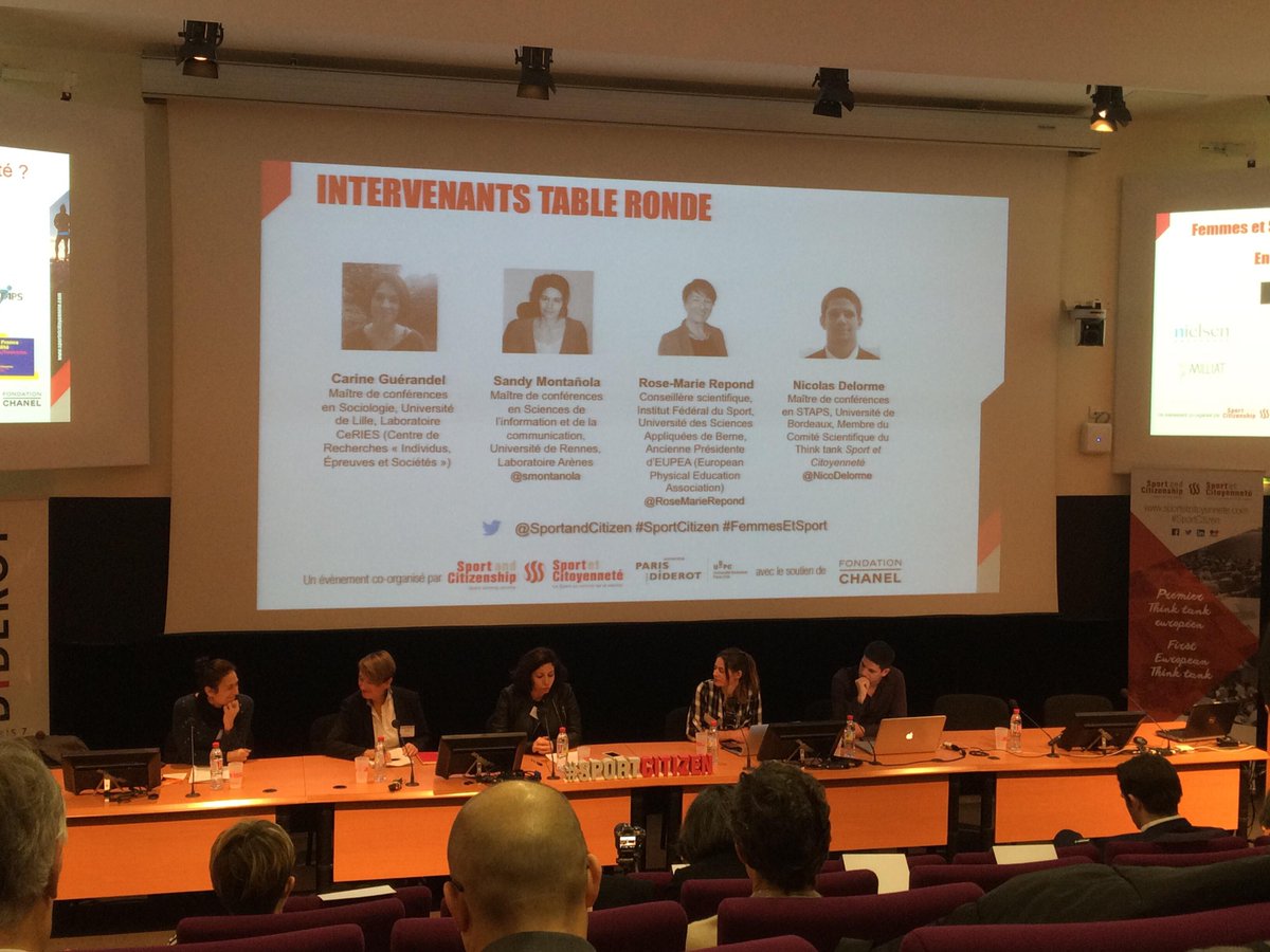 Première table ronde sur le sport de l'enfance à l'âge adulte. On réfléchit ensemble à comment sortir des clichés essentialistes et des stéréotypes de genre.