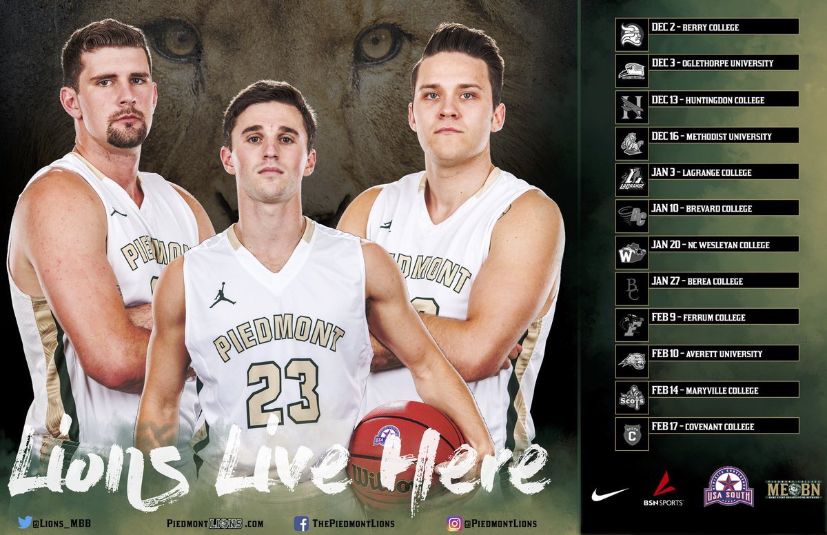 sjcbasketball's tweet image. Gd Luck to @lassinesi10 @justinvallejo20 @Nick__ryan and the Piedmont Lions as they take on Rhodes College tonight at 5pm. #layups #Seniors