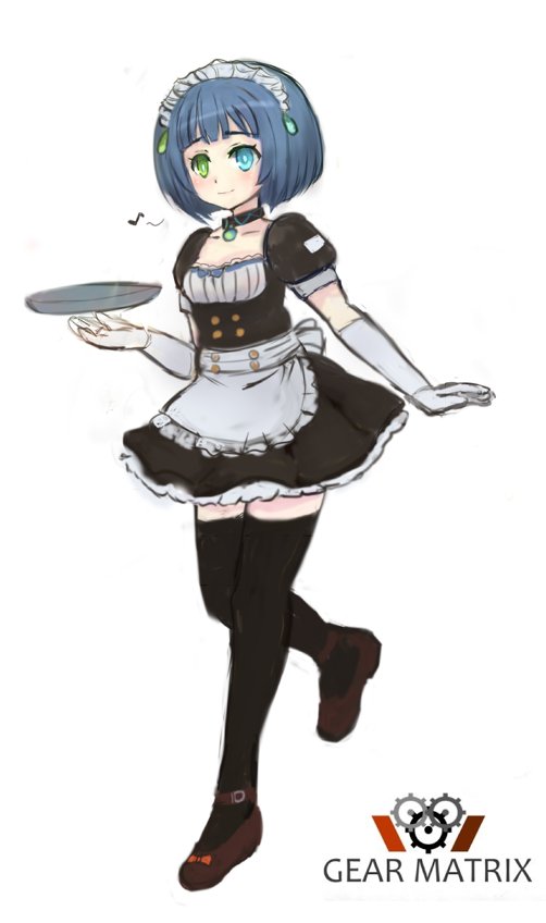 アオートさんのお子さんのロミー少尉の生まれ故郷、双子星ことグロッケ=クリンゲル星出身のGM社メイド(ハウスキーパー隊)を作ってみました!年齢:16、性別:♀、歌が好きでよく鼻歌を歌う。乗機はアードラーⅡ。カフス付きではない。同郷ということで漂着したロミー少尉の介護役に抜擢される。 