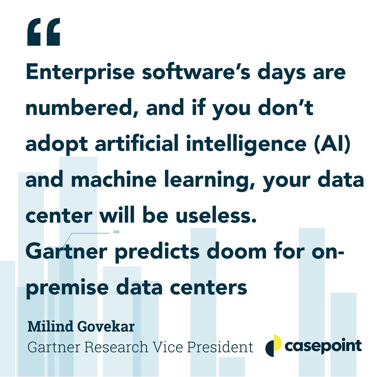 Casepoint_David's tweet photo. Some #eDiscovery industry #ThoughtLeadership for your Monday. @Gartner_inc study on the viability of those data centers so integral to many businesses. #datacenter  #legaltech #ArtificialIntelligence https://t.co/1DZlNCM4wi https://t.co/89BleG76eZ
