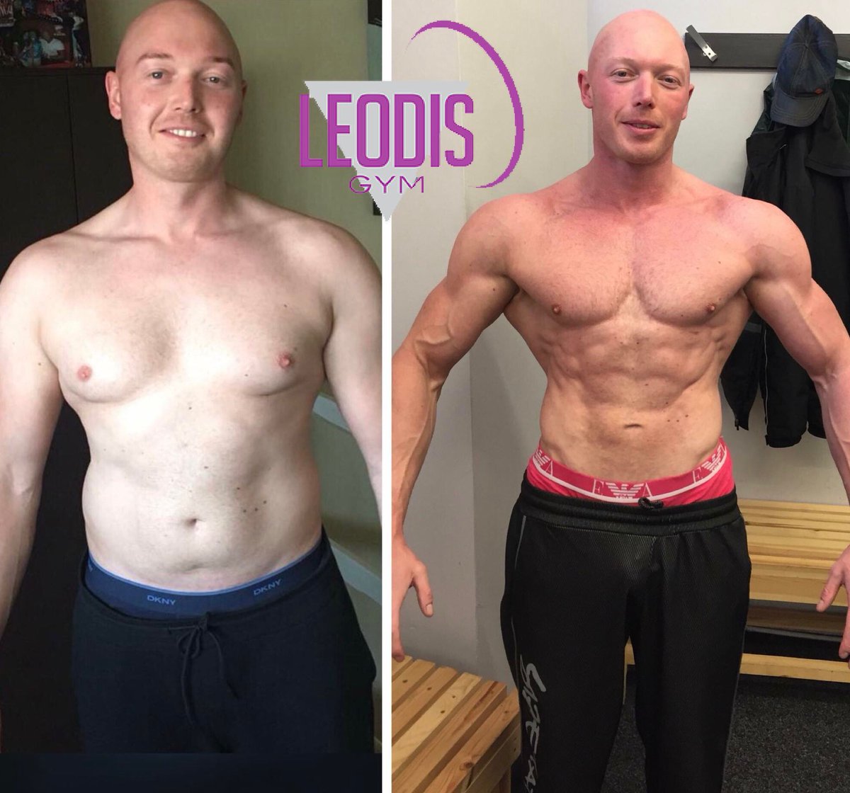 Transformation Alert!!!
Great work here from Martin Callaghan, who has been training with one of our Personal Trainers Carl Stannard once a week for the last 4 months and following a healthy balanced diet plan tailored to Martin personally, here at Leodis Gym in Leeds.