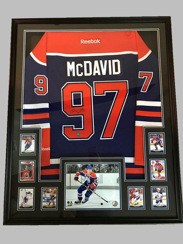 Only 1 week left to purchase your raffle tickets ($10) for an autographed Connor #McDavid jersey at @BoosterJuice in the the Family Leisure Centre with all proceeds in support of the <a href="/MHSantaClaus/">MHNSantaClausFund</a> Fund! Draw date Dec. 24th #medicinehat #medhat