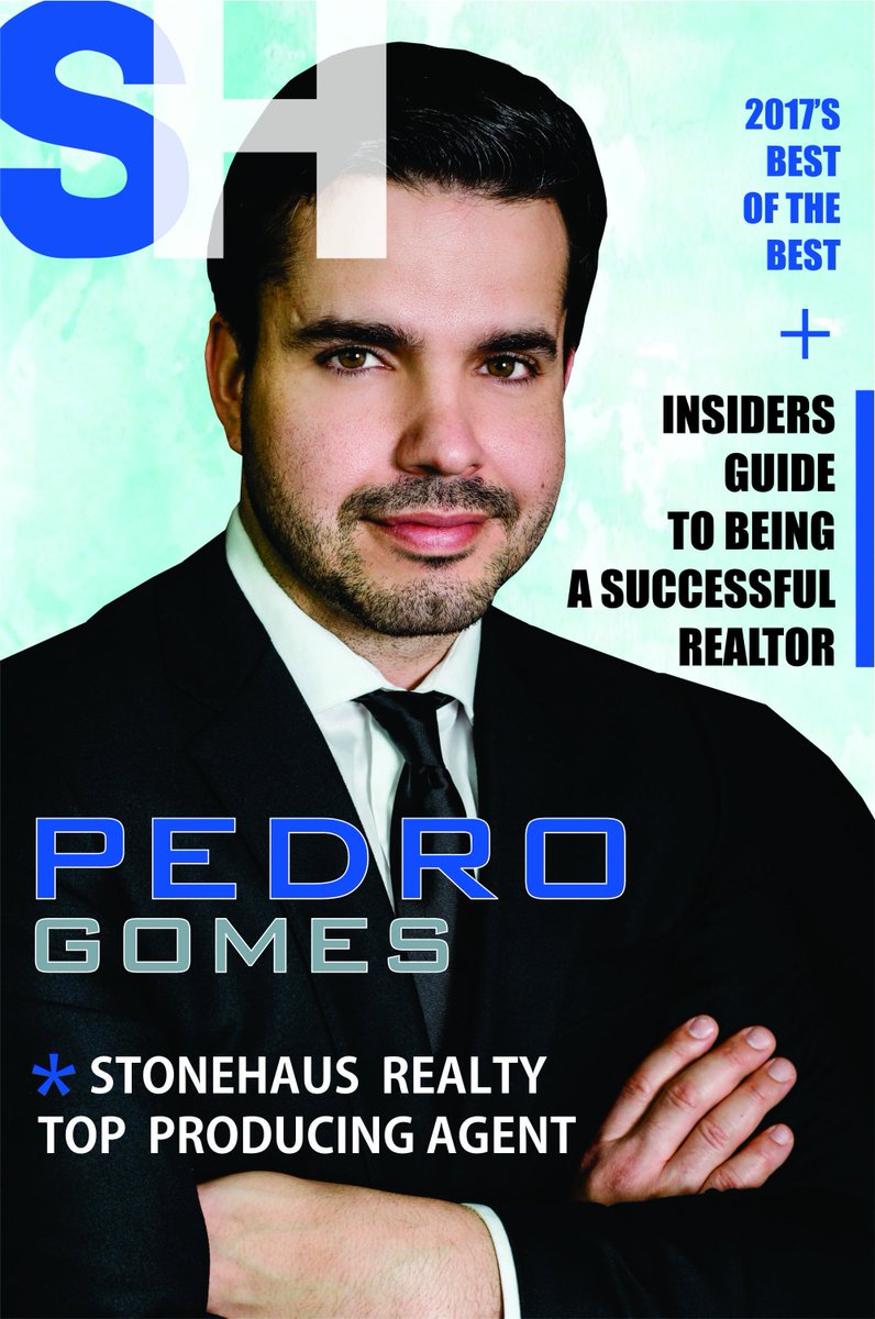 Pedro Gomes: Stonehaus Realty's #1 Realtor for 2017

Stonehaus Realty would like to congratulate Pedro Gomes for his hard work and dedication.