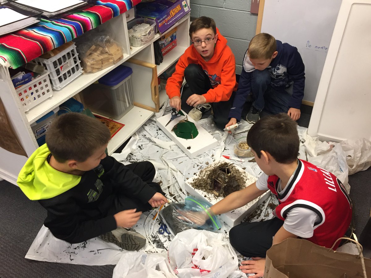 eaminogue's tweet photo. It's hard to pick a favorite, but I think this was my kids' favorite and I love seeing them motivated to complete creative and labor intensive projects. I do love making huge messes in the classroom- so different from our day-to-day! 😅 #12daystwitter Day 11 #TSCSchools https://t.co/KlFFPm1J2g