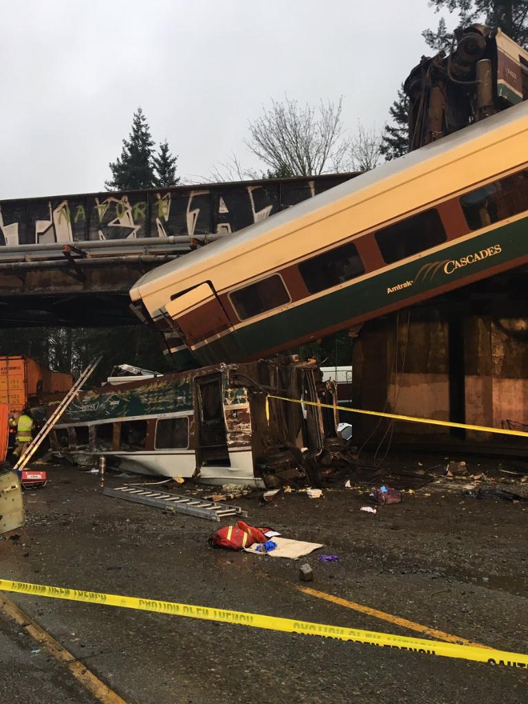 No Amtrak 501 derailment isn't terrorism but leftists are blaming Trump anyway
