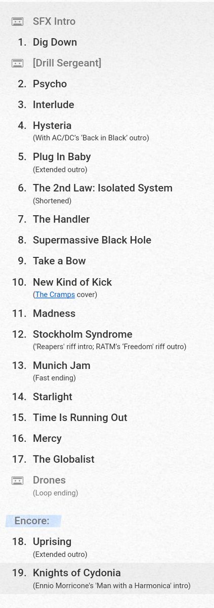 muse_argentina's tweet photo. Hoy finalizó el último show del año para Muse, en la ciudad de Melbourne. Esperamos grandes cambios y sorpresas para los que vendrán en 2018, donde seguramente habrá lugar para el nuevo tema que saldrá en aproximadamente mes y medio... #Muse2017 #DigDown https://t.co/FGDujARJdU