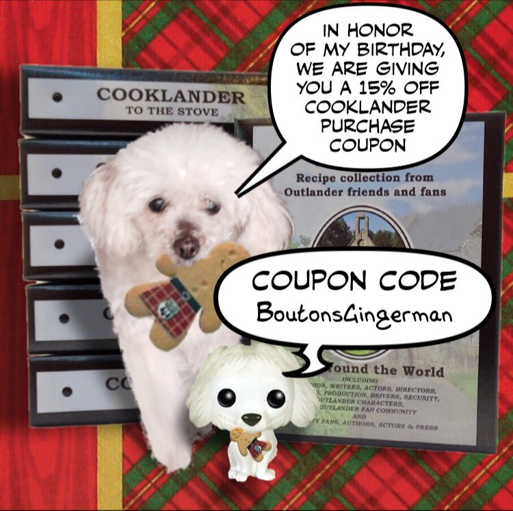 cooklander's tweet image. Happy birthday to our  @Bouton_Barks from Cooklander and a little gift for everyone from Cooklander.com