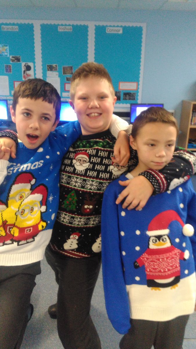SRBCromer's tweet photo. Xmas jumper day @CromerAcademy. #teamSRB https://t.co/Ql9V9Z4EeF
