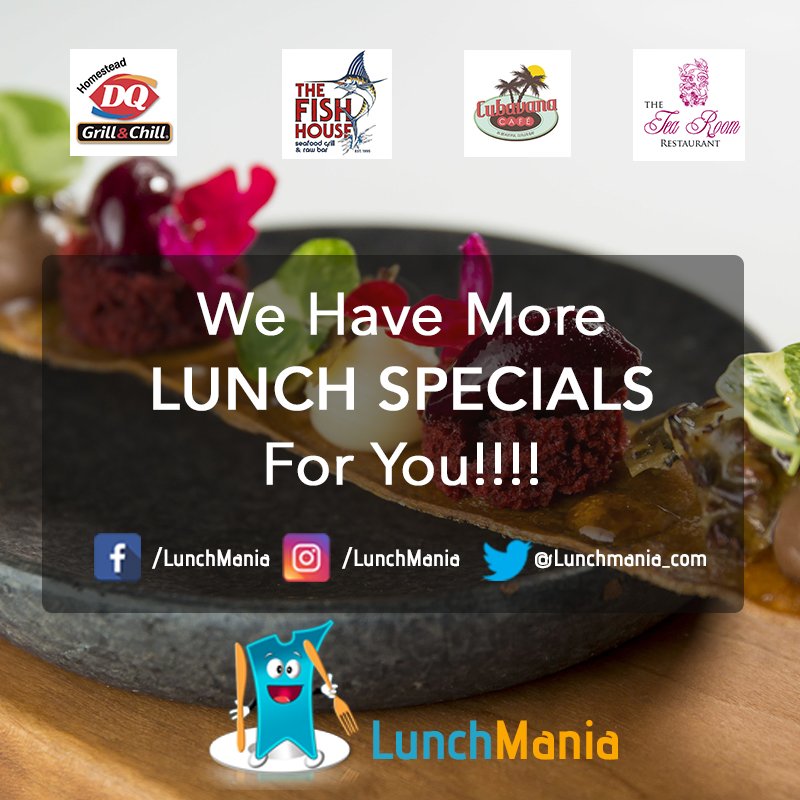 lunchmania_com's tweet photo. You want to be part of #LunchMania? 🙂👍🥣
And offer your #lunchspecials?
Contact us: https://t.co/uNNhGjfJE7

#lunchtime #lunch  #miamifood #miamirestaurant #miamifoods  #miamilunch #bestlunchspecials https://t.co/EzJ5f2rQbo