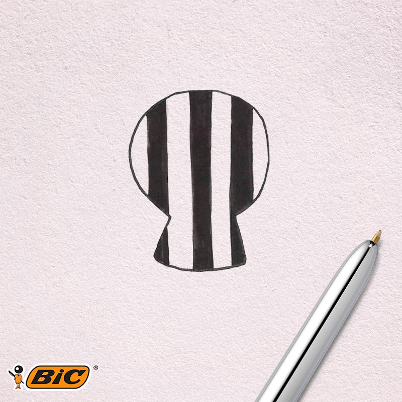 What do you see?  

RT = A curious person watching a zebra from a keyhole. 🚪  
Like = A mushroom that was left on the grill for too long 🔥