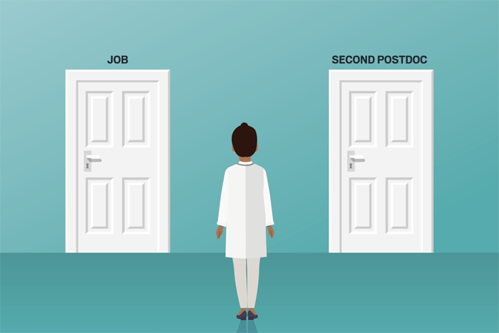 linda_wang_'s tweet photo. Would you take a second postdoc over a job? The answer is not that easy, Chemjobber says in his latest #benchandcubicle in @cenmag: https://t.co/lZ9ntfkTKe #chemjobs https://t.co/W635JK997Y