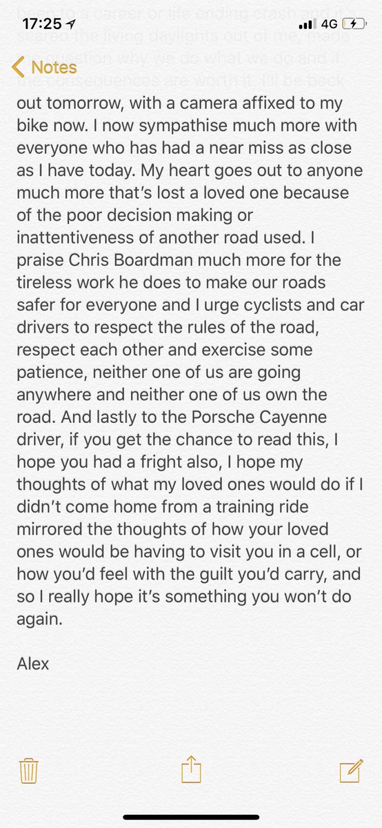 My thoughts from today’s frightening near miss. If you agree, have had the same or can relate to this, I’d appreciate it shared.