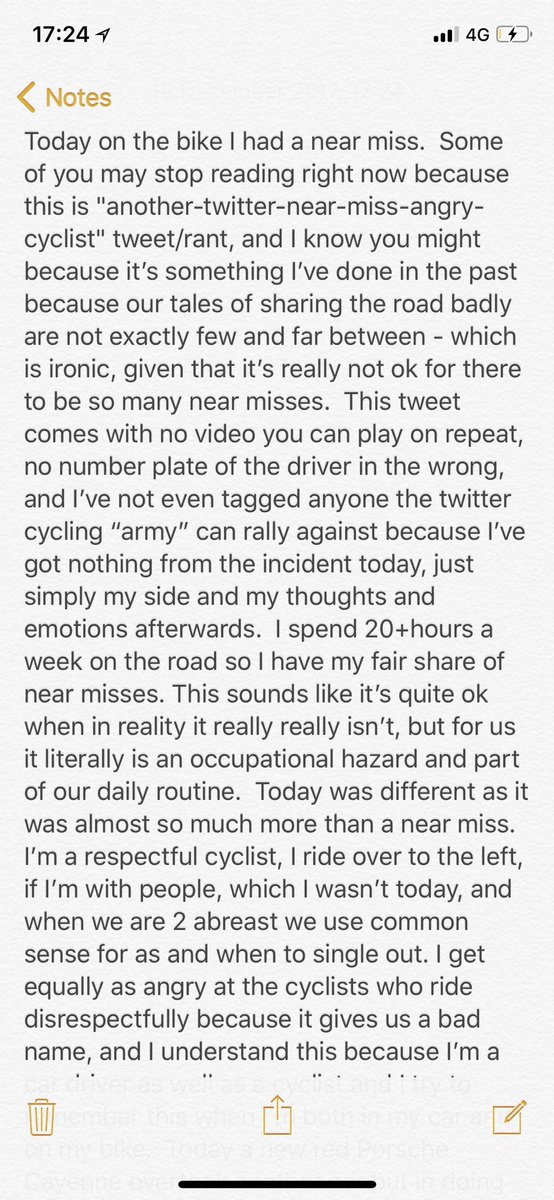 alexdowsett's tweet image. My thoughts from today’s frightening near miss. If you agree, have had the same or can relate to this, I’d appreciate it shared.