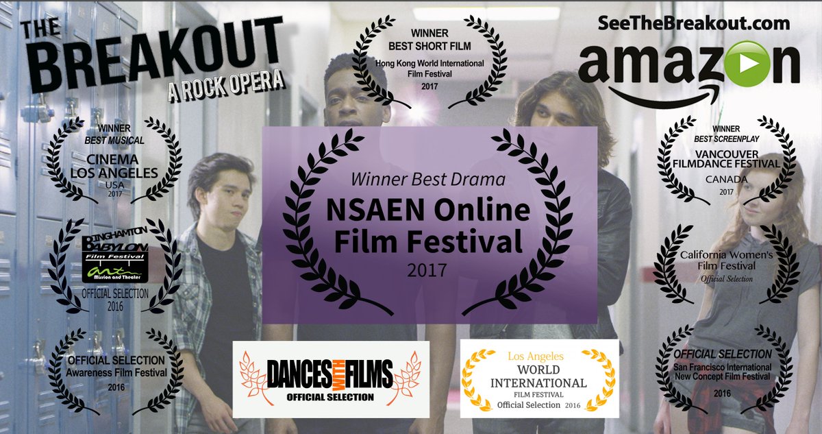 #TheBreakout was honored to take home Best Drama at the <a href="/NSAEN/">No Strings Attached E-News</a>
 Film Festival!  We're glad someone figured out what genre we're in because we're still not sure :) #seethebreakout