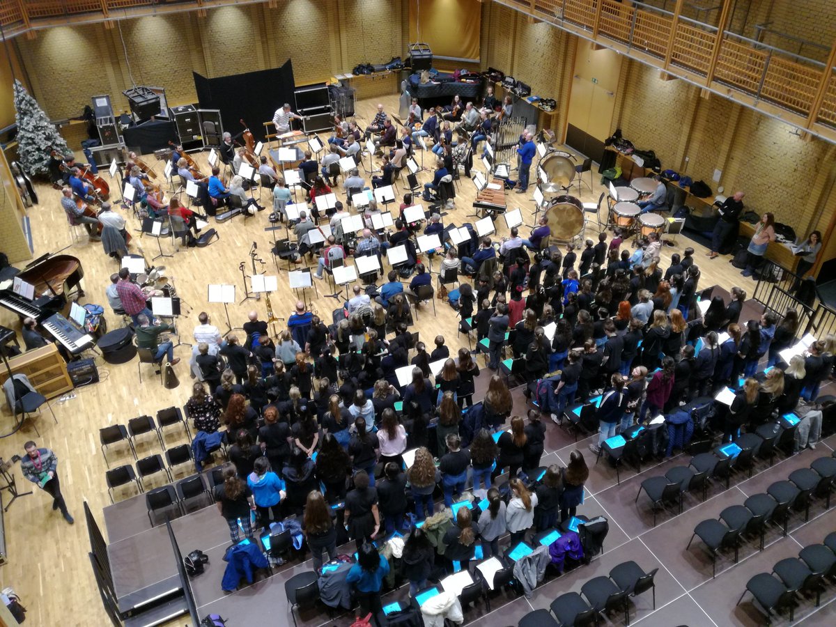 TheCBSO's tweet photo. Rehearsals are underway for the Most Wonderful Week of the Year and sounding glorious! ๐ถ Don't miss the chance to hear it yourself at A Choral Christmas 19-21 December with @OreOduba: https://t.co/gQBhZio9L7 https://t.co/MD7VSGvsA5
