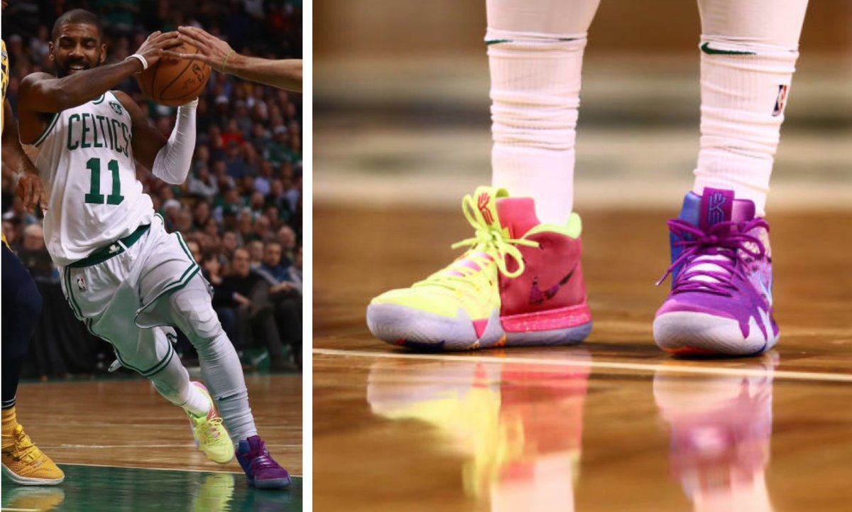 kyrie irving shoes mix match