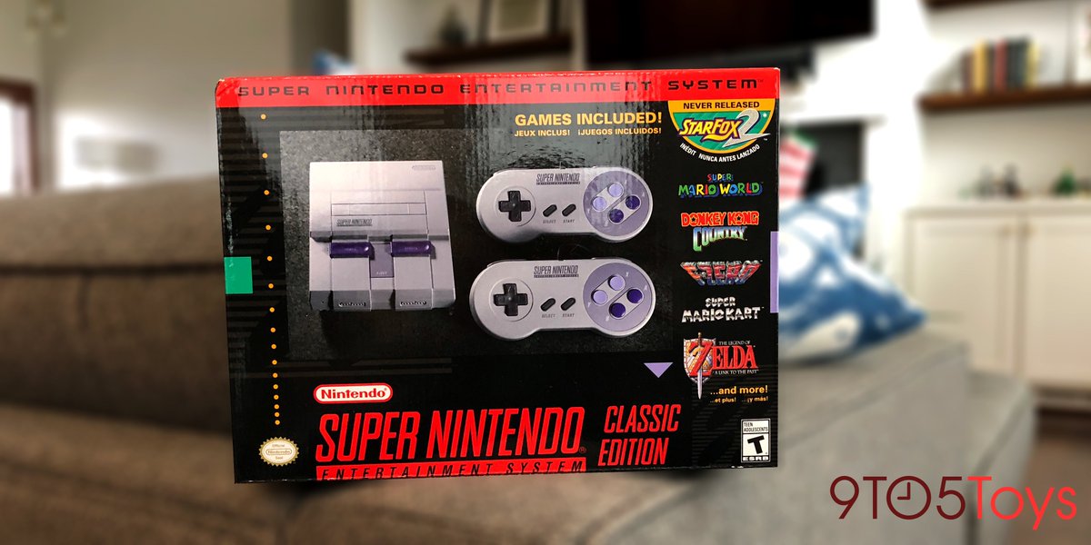 9to5toys's tweet photo. SNES Classic 24-hr. Giveaway: Have Nintendo's retro console under the Christmas tree https://t.co/z1lHVy77sQ https://t.co/gRKeKvlLxZ