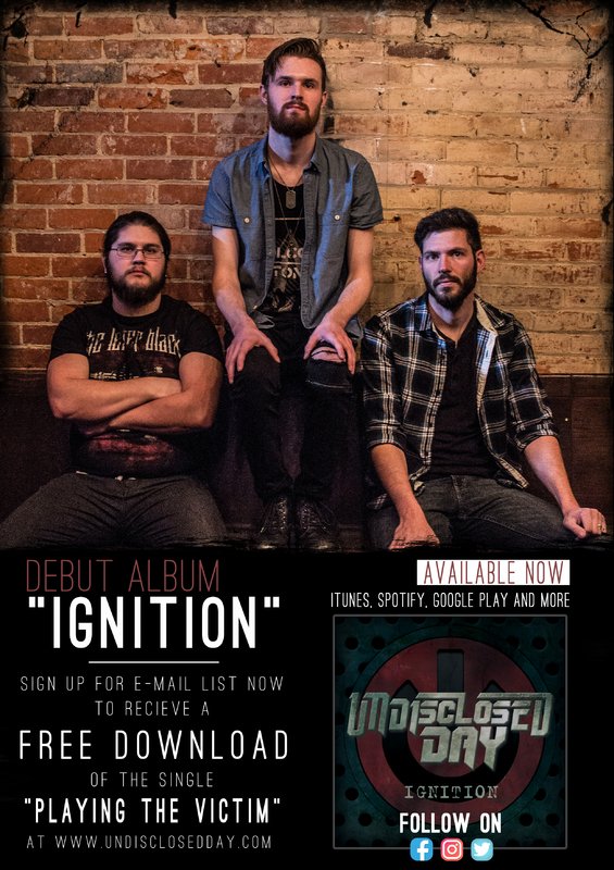 fromthedepthsPA's tweet photo. Now playing on our "Best Of 2017" Spotify playlist - @UndisclosedDay - "Playing The Victim". Listen now at https://t.co/Gal5KThFE5 #MIrock https://t.co/FZG35mHKpC