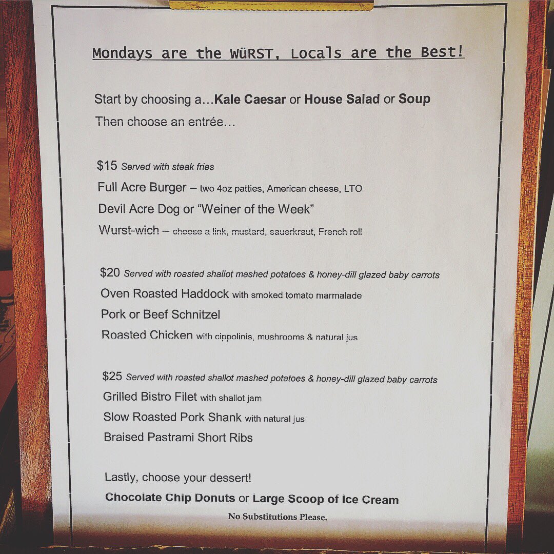 theacrepa's tweet photo. It’s Monday! It’s Locals Night! Come down and celebrate your localness with us and choose from our tiered menu #locallivin #lovinlocal #buckscounty #thedealisunreal #QualityGoodsAndFineLiquids @plumsteadtown @PlumsteadvilleV @NewHopeClub @DiscoverDtown @VisitBucksPA https://t.co/iWiQxaRTW0