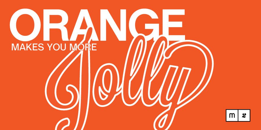 M2TheAgency's tweet photo. Who said orange isn't a #Christmas color? #M2Monday https://t.co/LYEyJdNttm