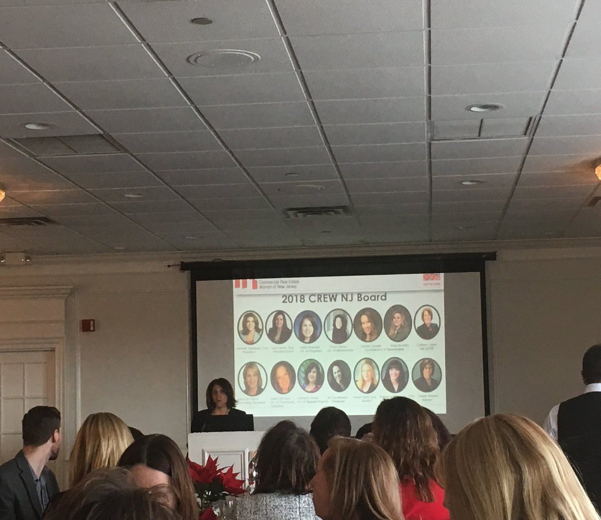 Congratulations to #GenovaBurns Partner Jennifer Mazawey on being inducted as President of <a href="/CREW_NJ/">CREWNJ</a> this afternoon