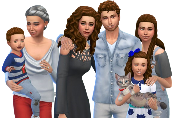 100. PACK FAMILY - 15 POSES - The Sims 4 Download - SimsFinds.com