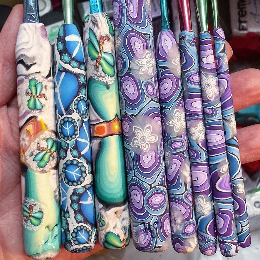 Madlandia's tweet photo. All RTS hooks ordered today will be shipped today!
https://t.co/IBbT0kvTII
#MadMadme #polymerclay #crochetersofinstagram #crochethook #crochet #fiberarts #LoveHandles #handmade #millefiori #crochetaddict #sculpy #FIMO #colorwork #polyclay #handmader… https://t.co/pHLwOGErSo https://t.co/u0MAPvqxOz
