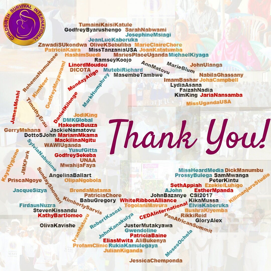 ChildbirthSI's tweet photo. We thank everyone who has made 2017 a remarkable year @ChildbirthSI! Lives saved, partnerships strengthened, and communities impacted. #partners #donors #team #staff - #ThankYou All! #CSI2017 #WeDidIt! https://t.co/BXhCLEWqD8